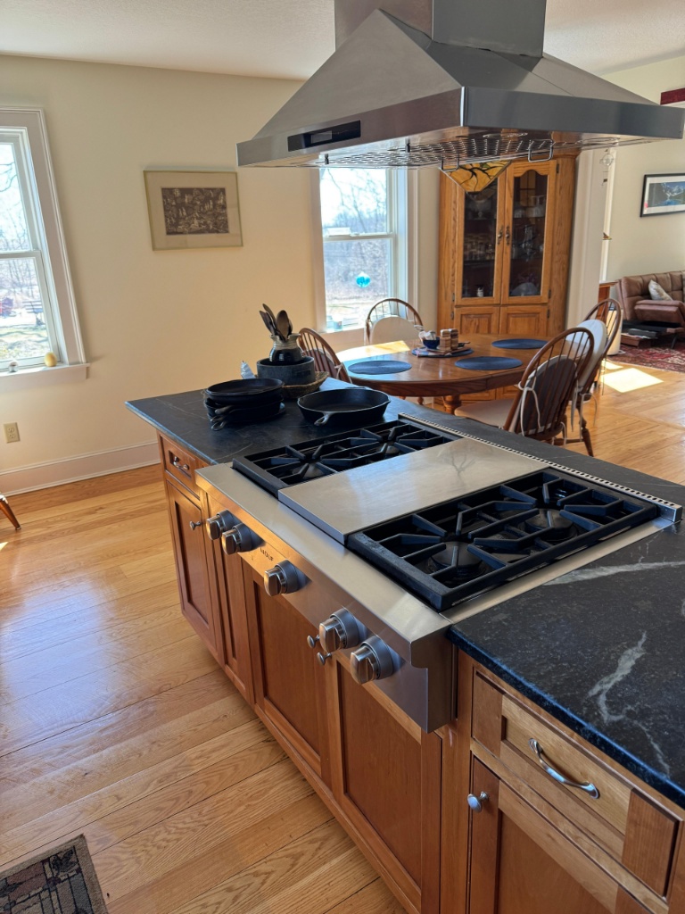 Clean spotless kitchen